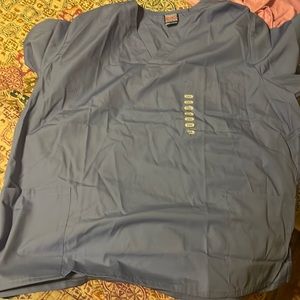 Cherokee XXL blue scrub top
